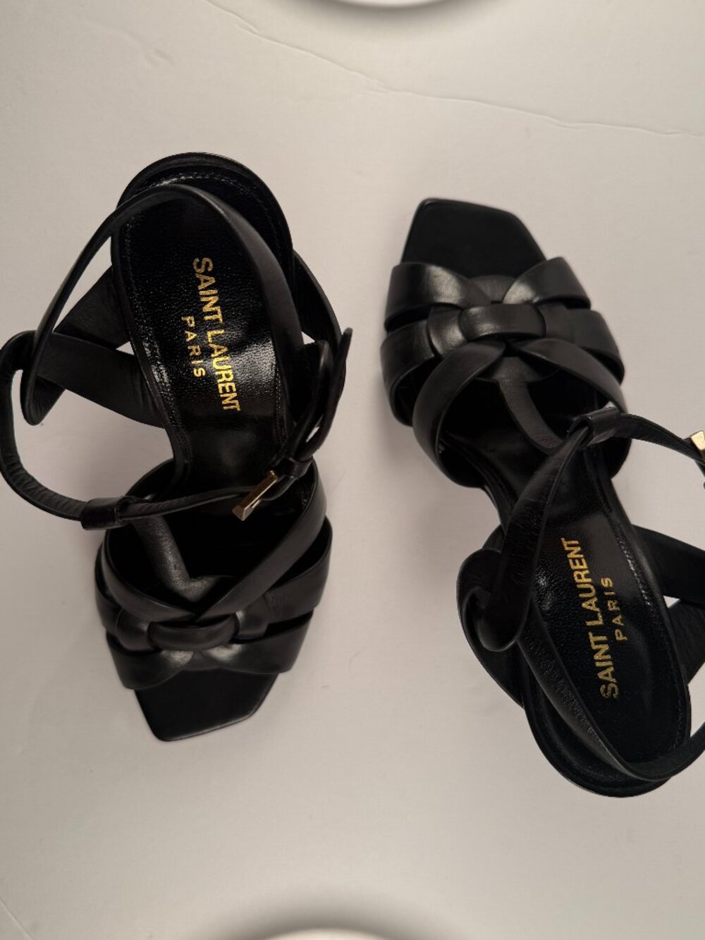 SAINT LAURENT TRIBUTE 105 SANDALS - Picture 11 of 13